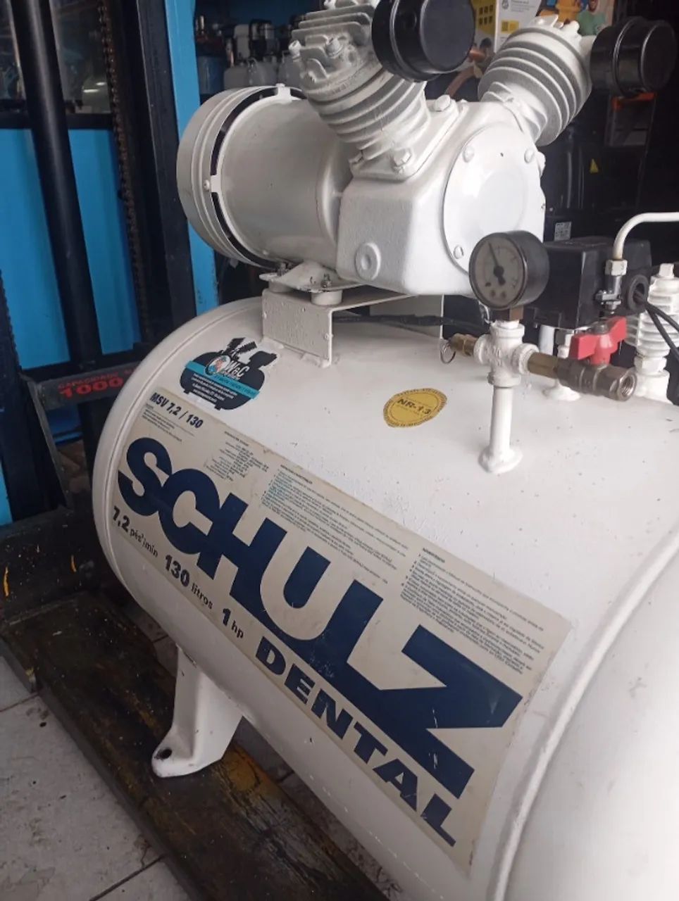 Compressor odontológico schulz 130l - Foto 3