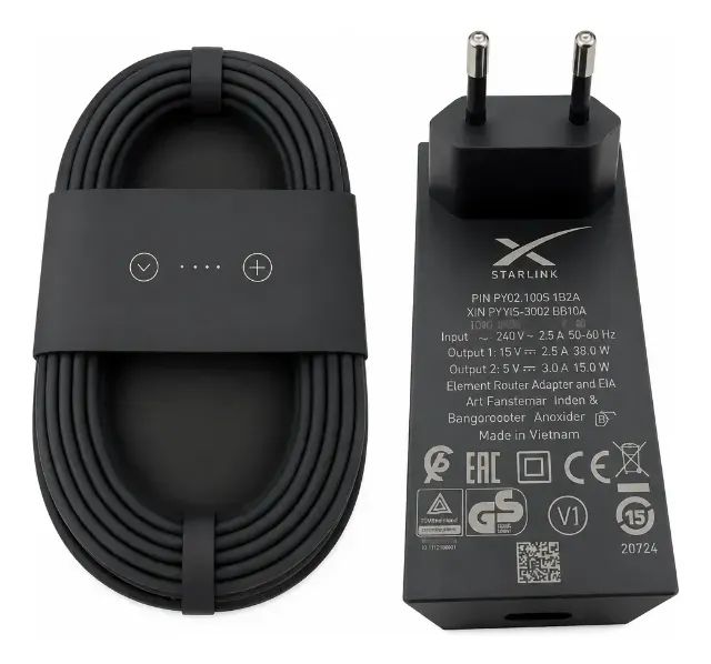 CABO ORIGINAL STARLINK MINI - 15 METROS + ADAPTADOR