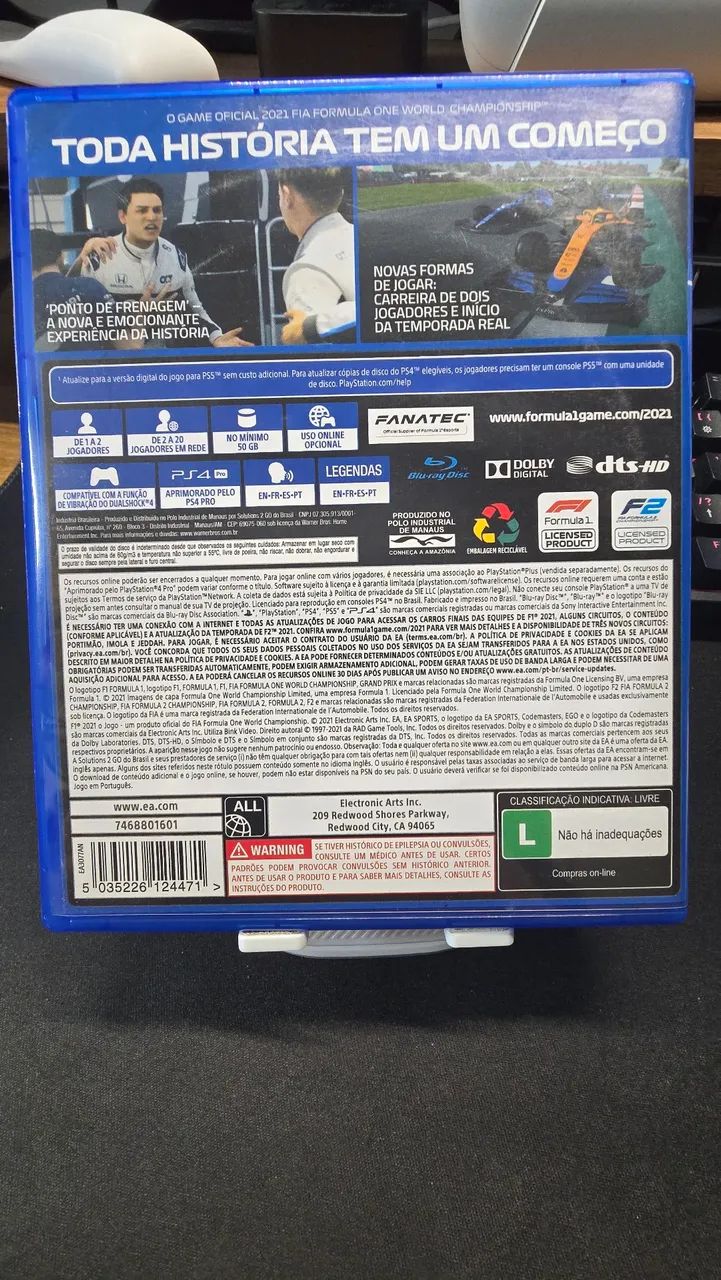 F1 fórmula 1- 2021 - PS4 - Foto 2