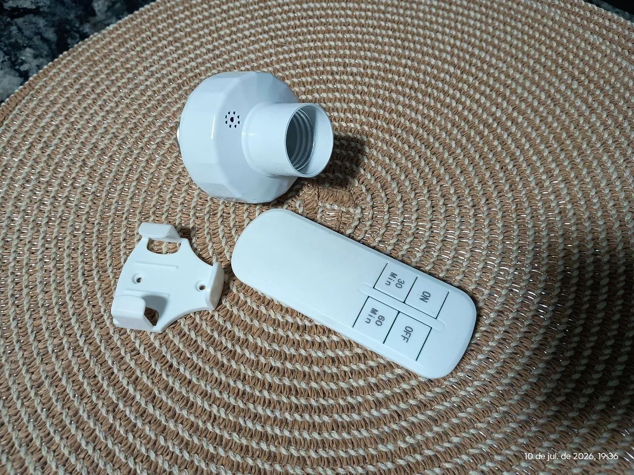 Lâmpada com controle remoto bocal 