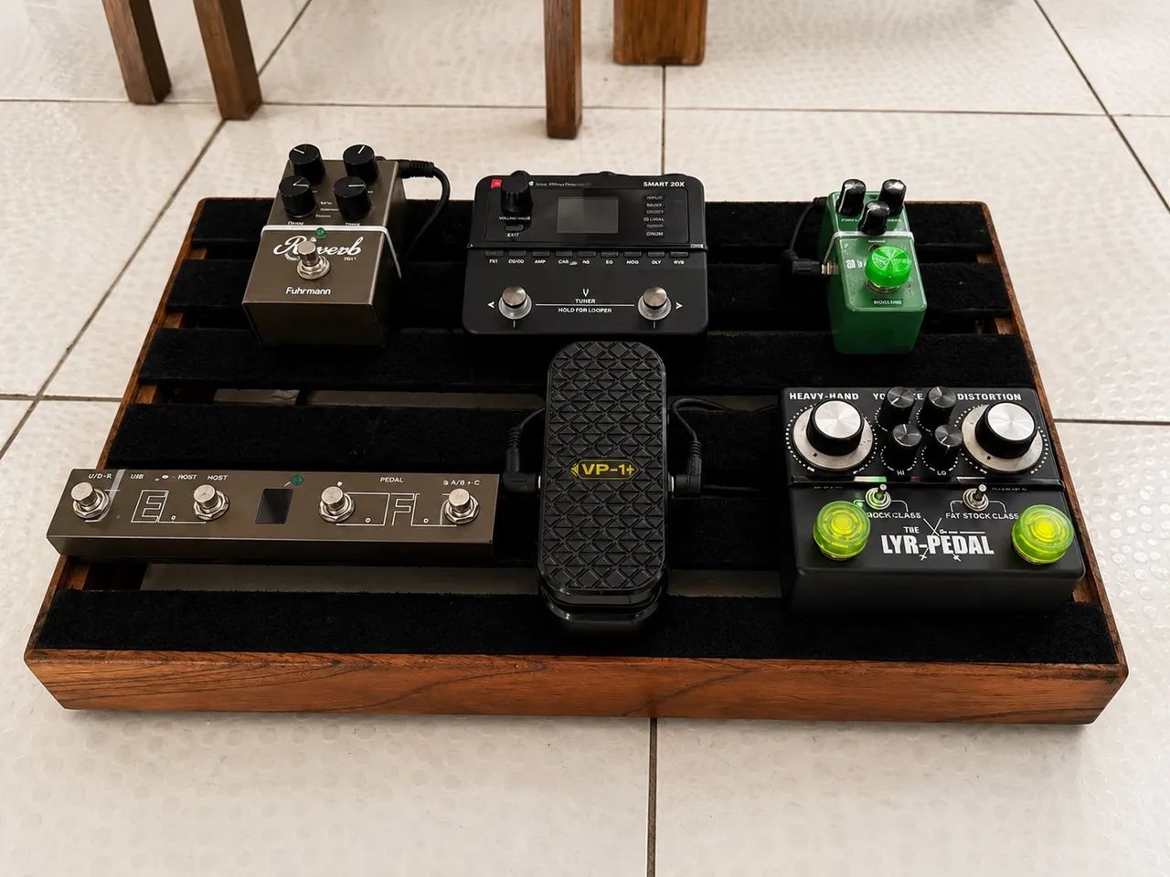 Setup pedais de guitarra