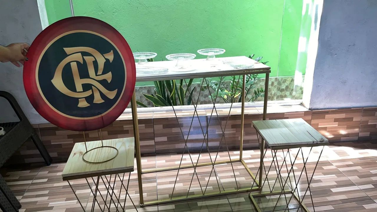 Alugo Kit mesas Treliça - Mesa para festas e decoração  - Foto 5