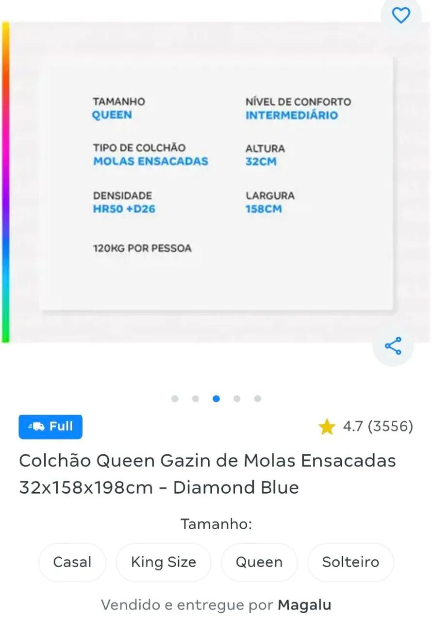 Cama Box Queen Size - Seminova! - Foto 3