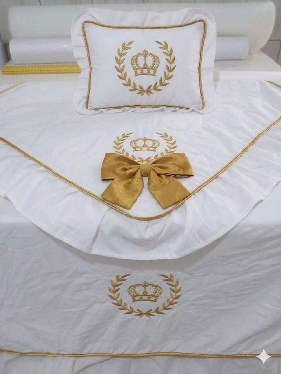 Kit Leito Maternidade 3 Peças Personalizado/ Entrega Grátis  - Foto 4