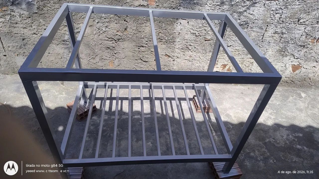 mesa de inox para salgados e doces - Foto 4
