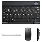 Teclado E Mouse Bluetooth Recarregáveis para tablet e ipad