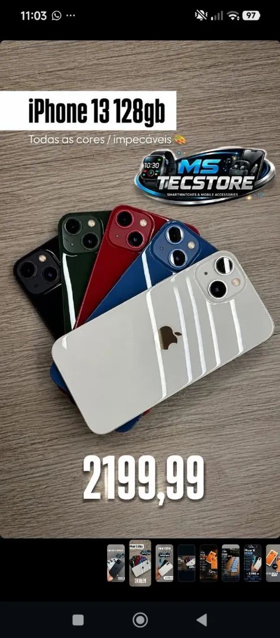 IPHONES - SEMI NOVOS - Foto 4