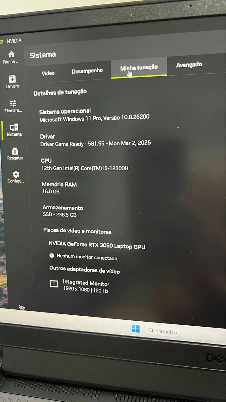 Dell G15 5520 I5 RTX 3050 - Foto 2