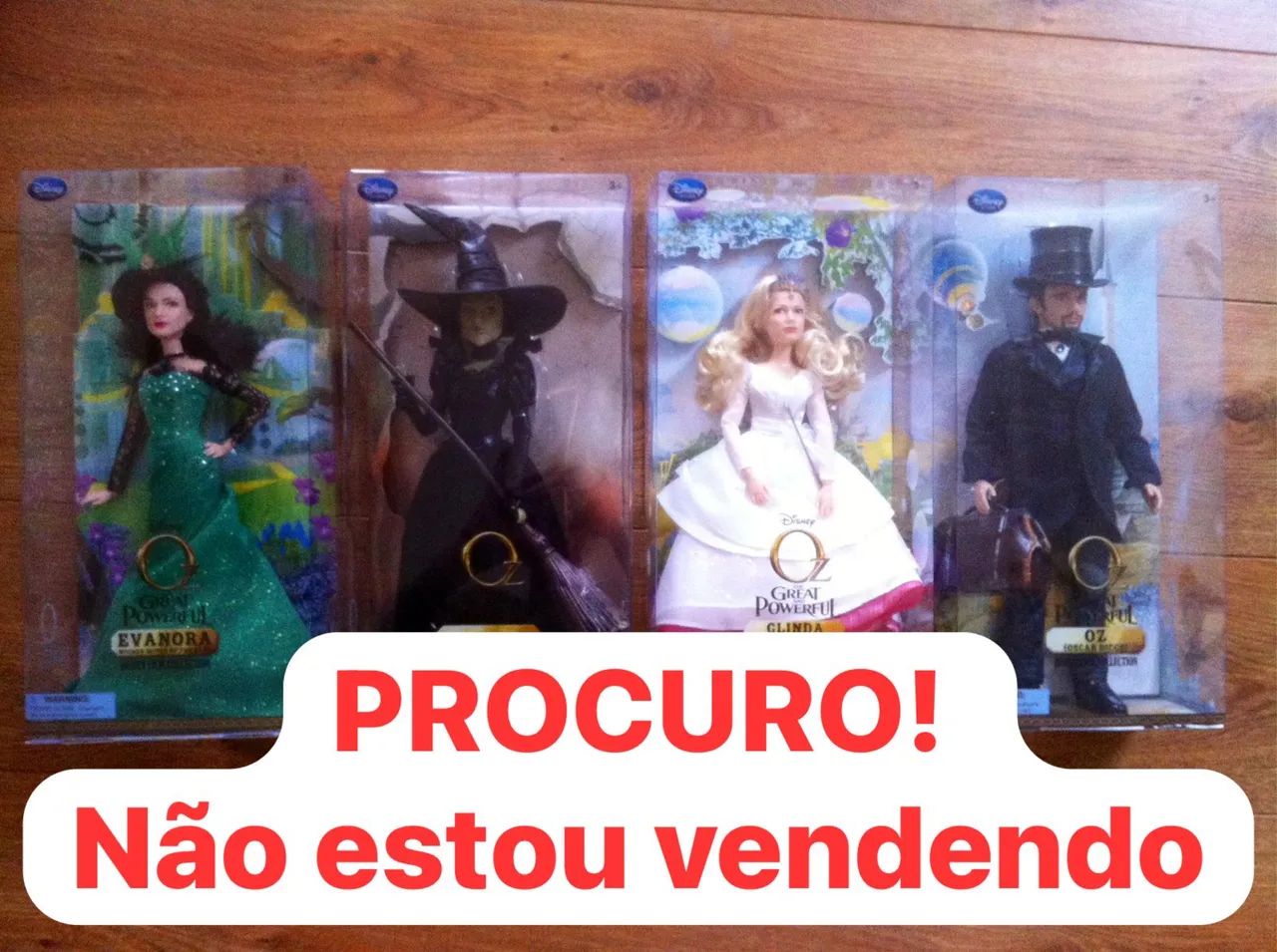 Bonecos Disney oz magico e poderoso live action wicked magico de oz Barbie 