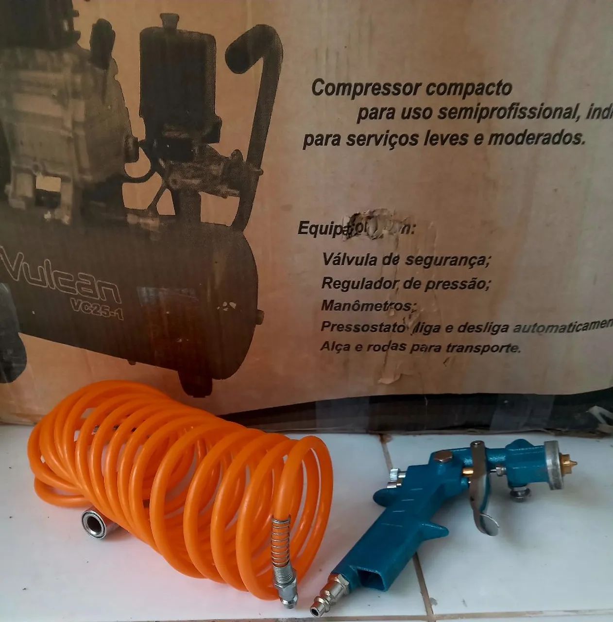 Compressor de ar 25L  - Foto 4