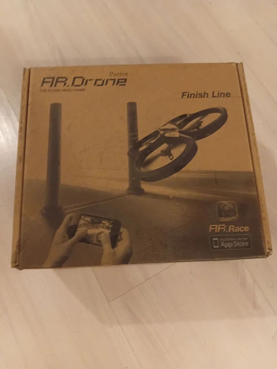 Obstáculos para drones com linha de chegada