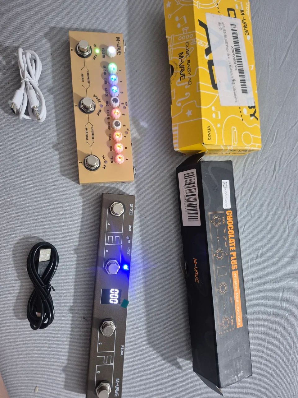 Chocolate plus midi controller e m vave cube baby pedal