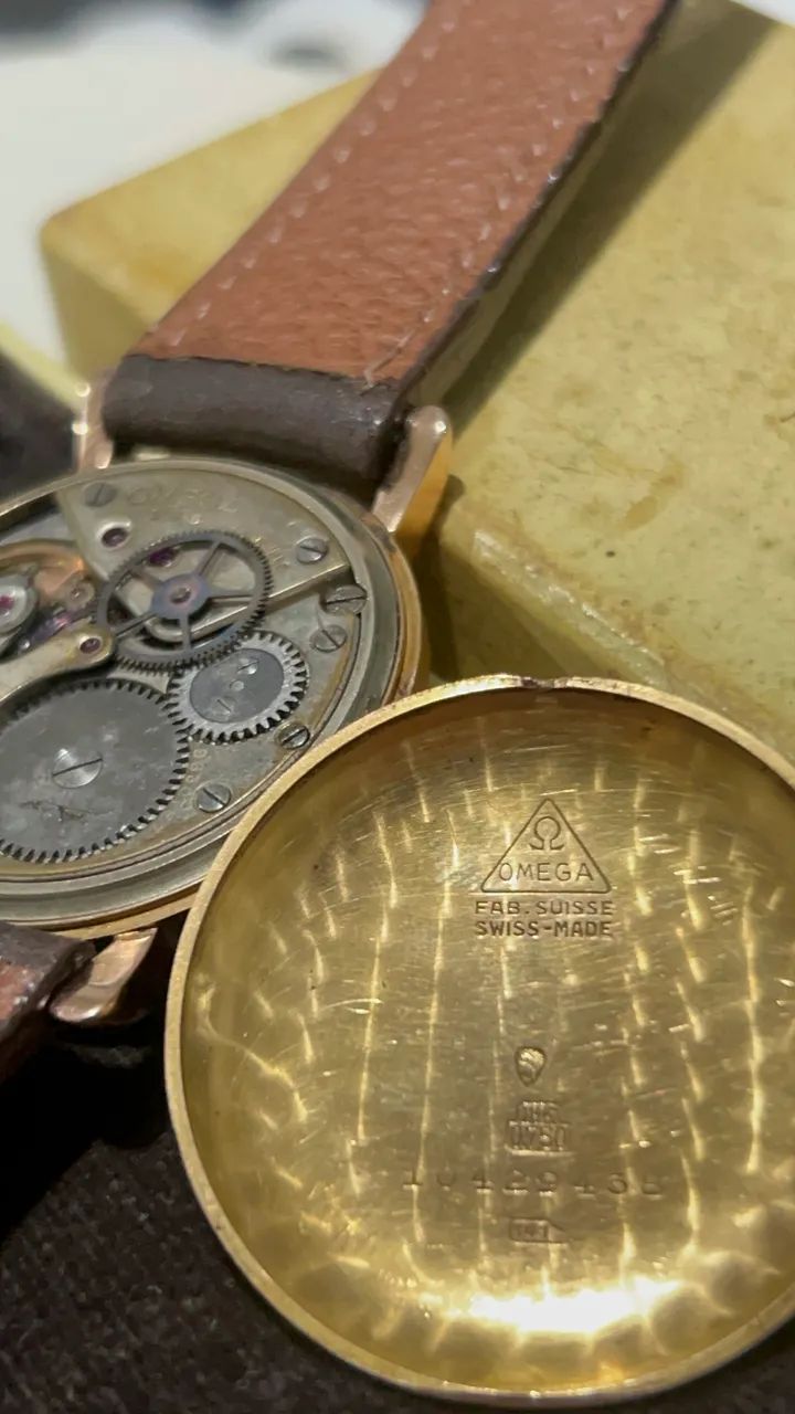 OMEGA VINTAGE 30T2 SC/ 18K 750/ 35,5 MM - Foto 3