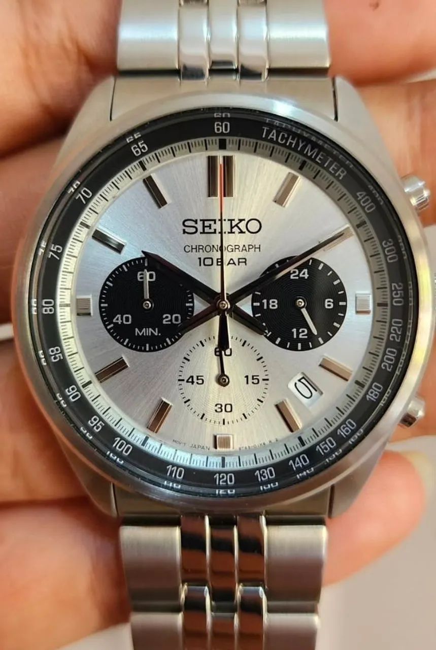 Seiko Panda Cronógrafo 