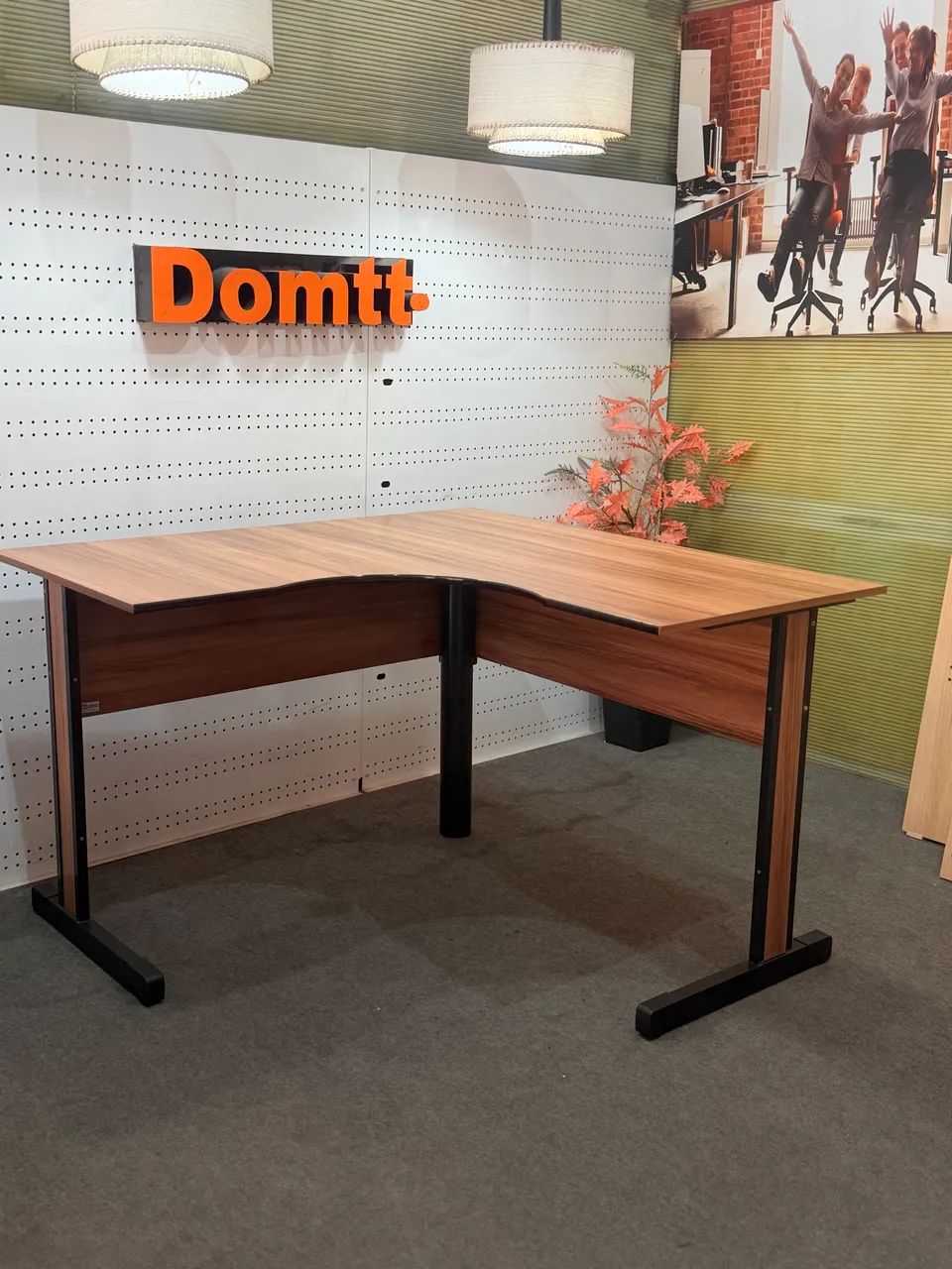 Mesa em L perfil 1.20x1.20 pé duplo - Em até 6x sem juros - Foto 6