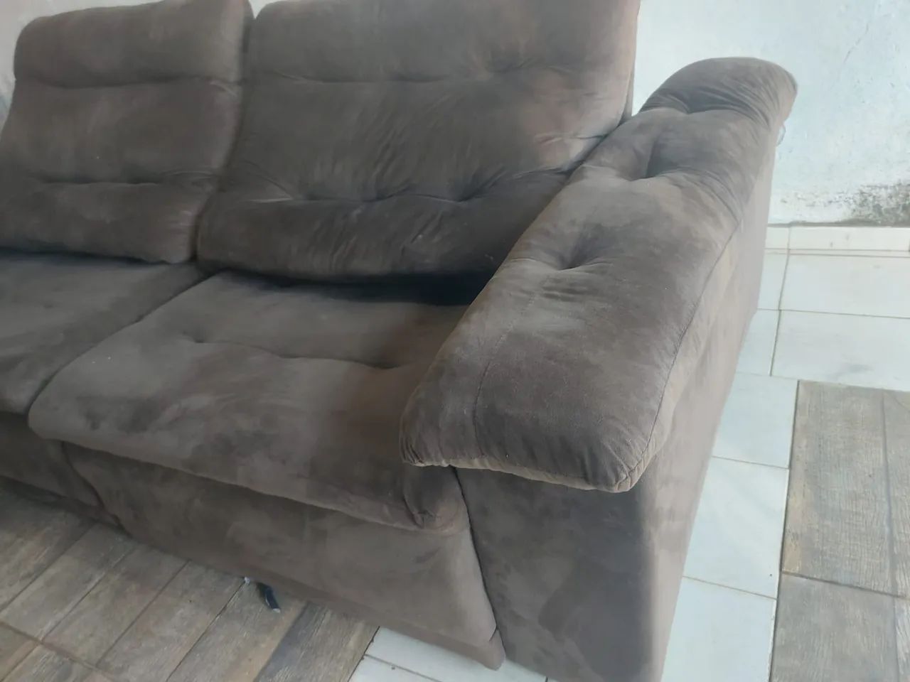 Sofa Retratil reclinável semi novo  - Foto 3