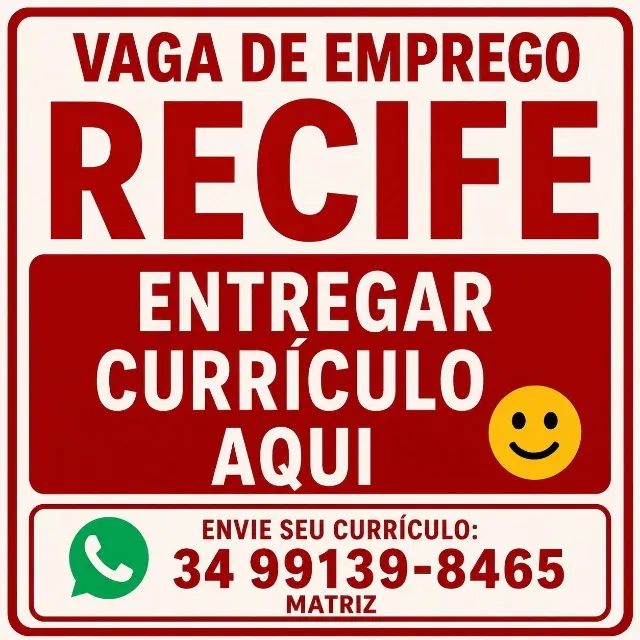 ATENDENTE LOJA RECIFE