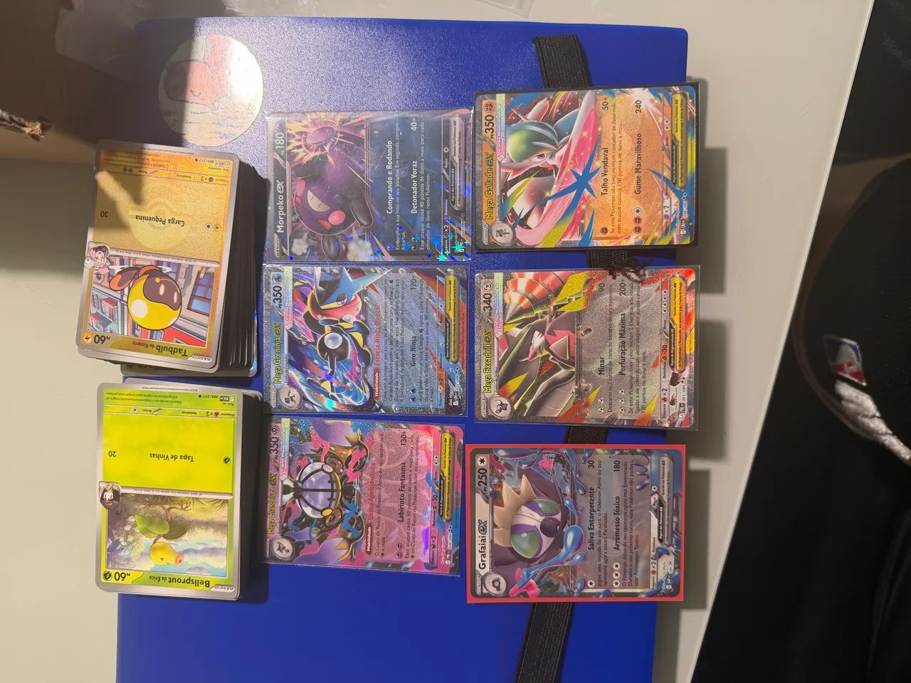 Cartas Pokémon 100 uni + 6cartas ex 