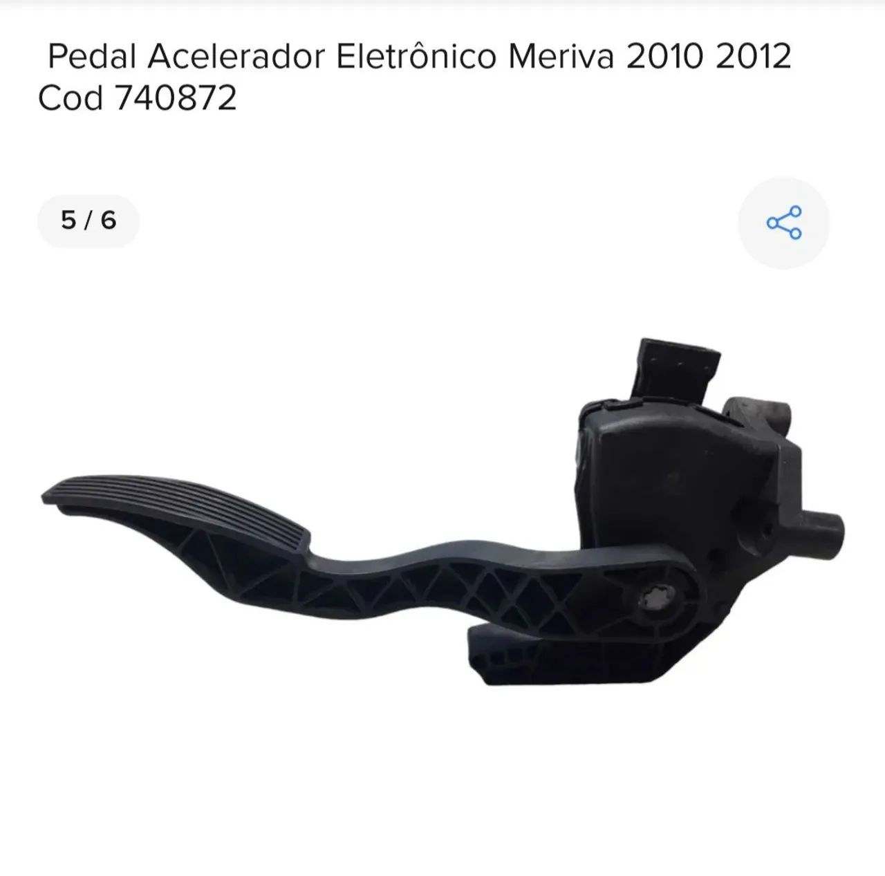Pedal acelerador meriva  - Foto 3