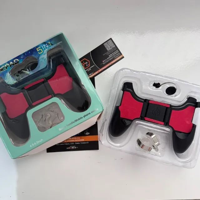 Kit Gamepad: Gatilho + Analógico + Suporte P/ Celular