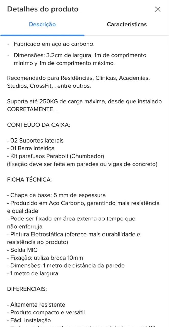 barra de crossfit blackwolf - Foto 4