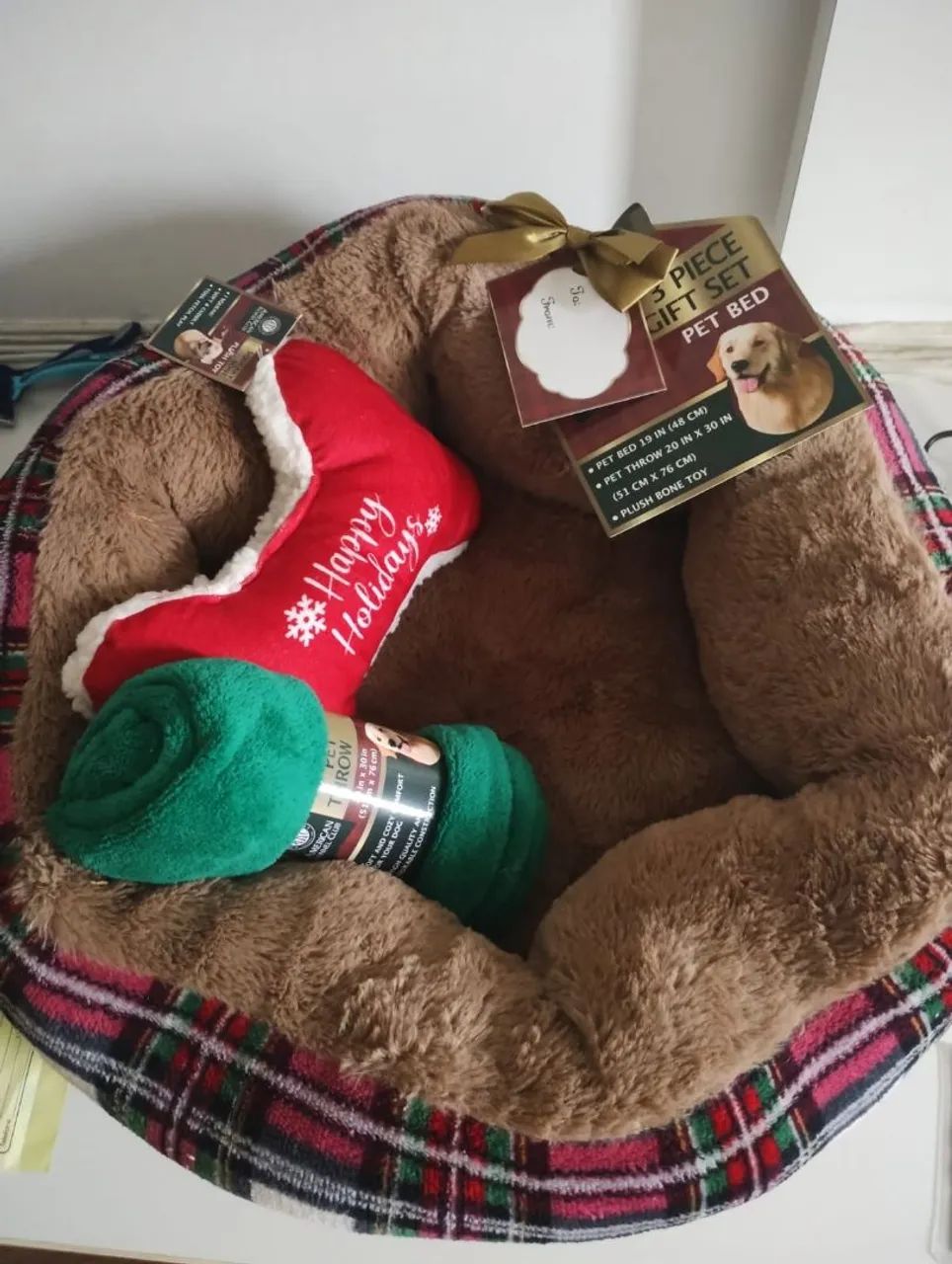 Cama Pet Importada para Cachorro - Kit 3 Peças - Nova - Foto 4