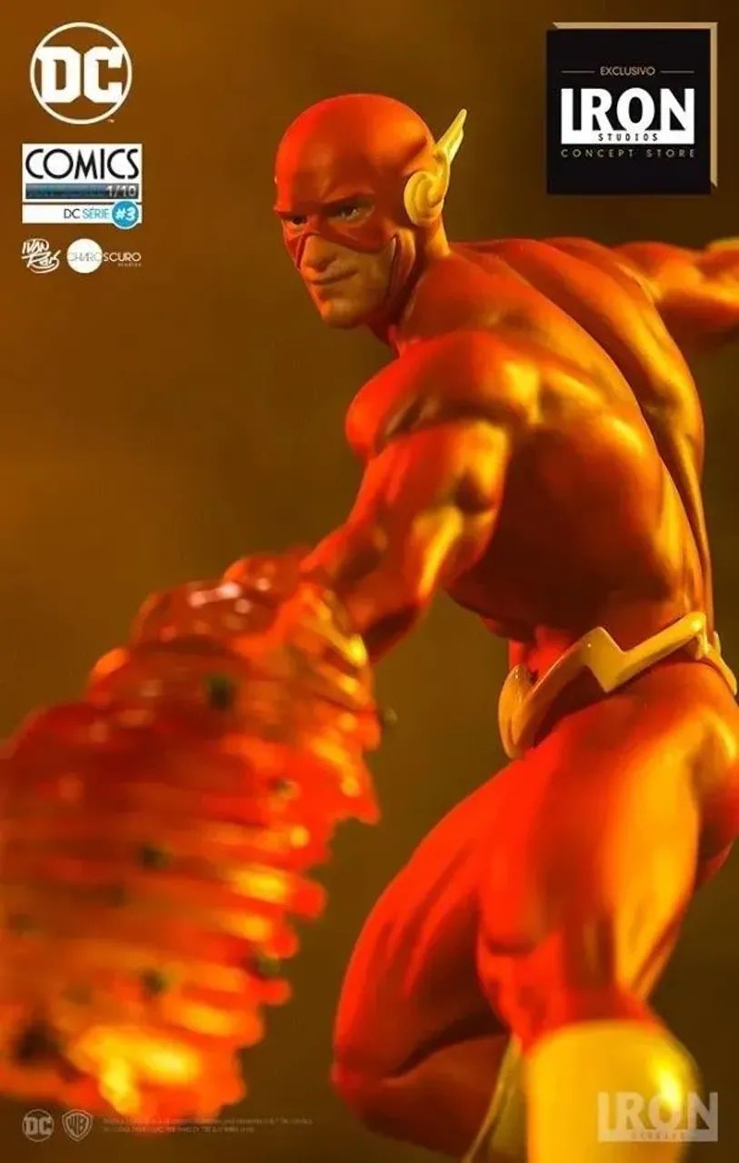 The Flash Iron Studios Dc Comics By Ivan Reis Art Scale 1/10 - Foto 2
