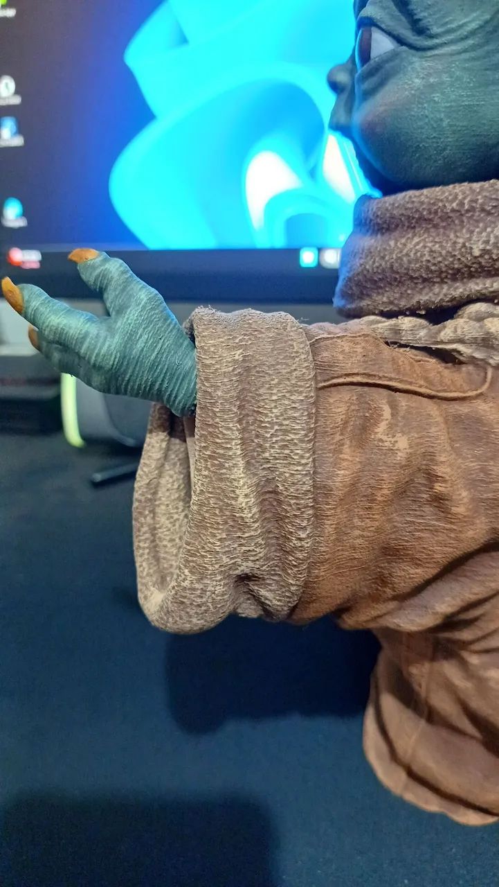 Grogu Impressão 3D E Pintura À Mão  - Foto 4