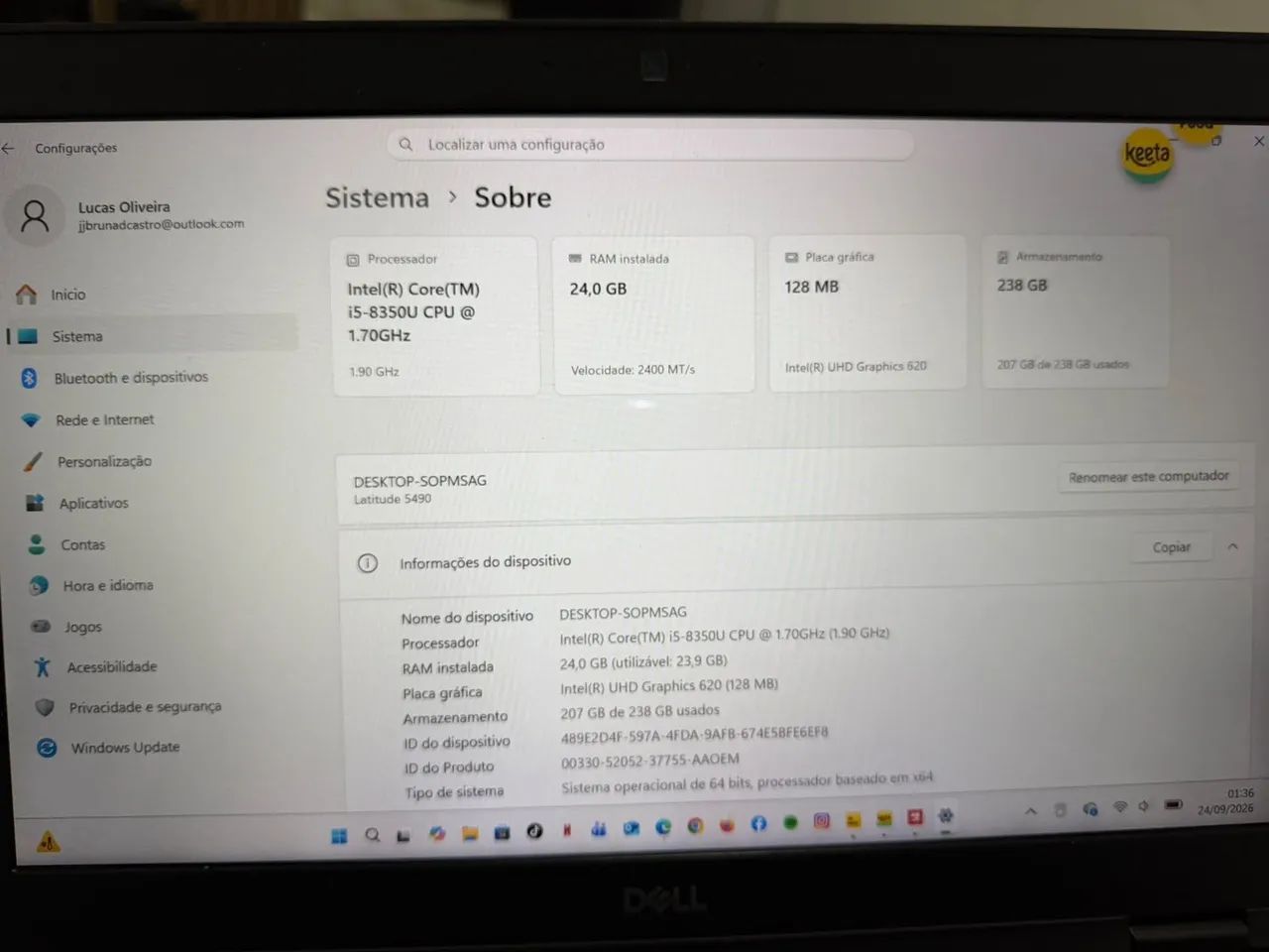 Notebook  del - Foto 4