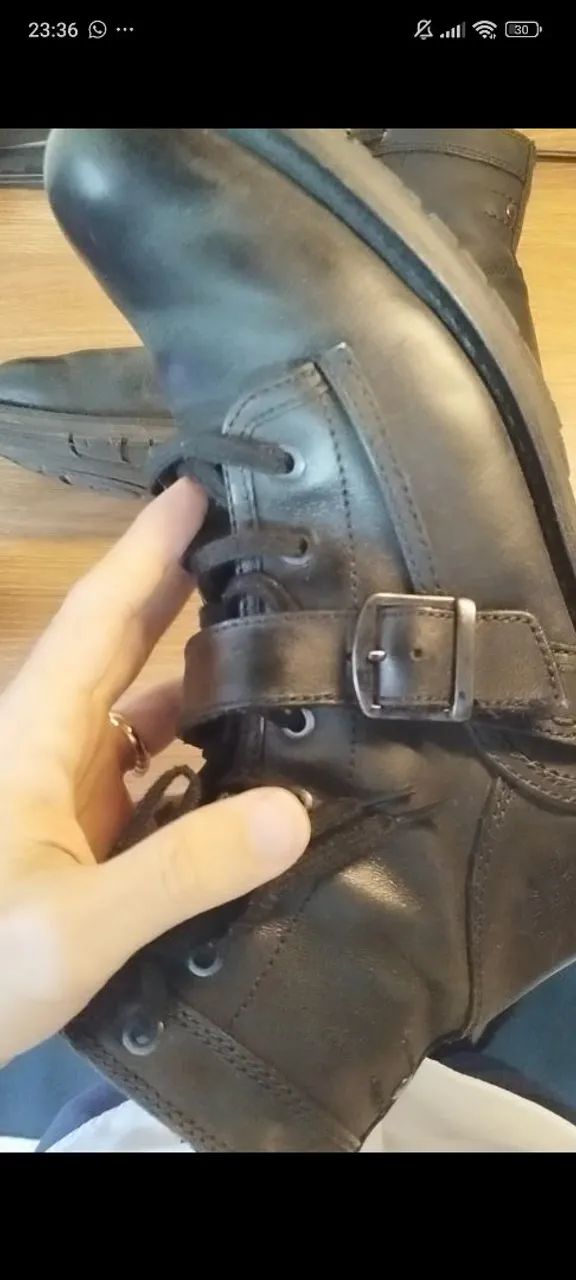 Bota de couro Harley-Davidson masc - Foto 2