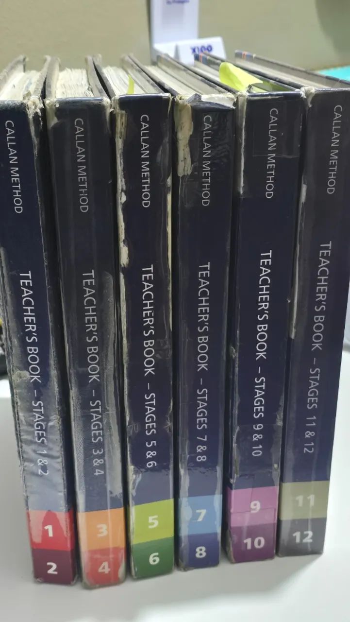 Livros Callan Method - Versão do Professor - Coleção Completa