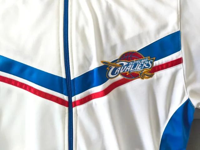 Jaqueta NBA Original Com Zíper, Blusão Branco (não Envio) - Foto 4