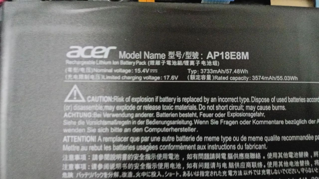 Bateria acer nitro 5 - Foto 2