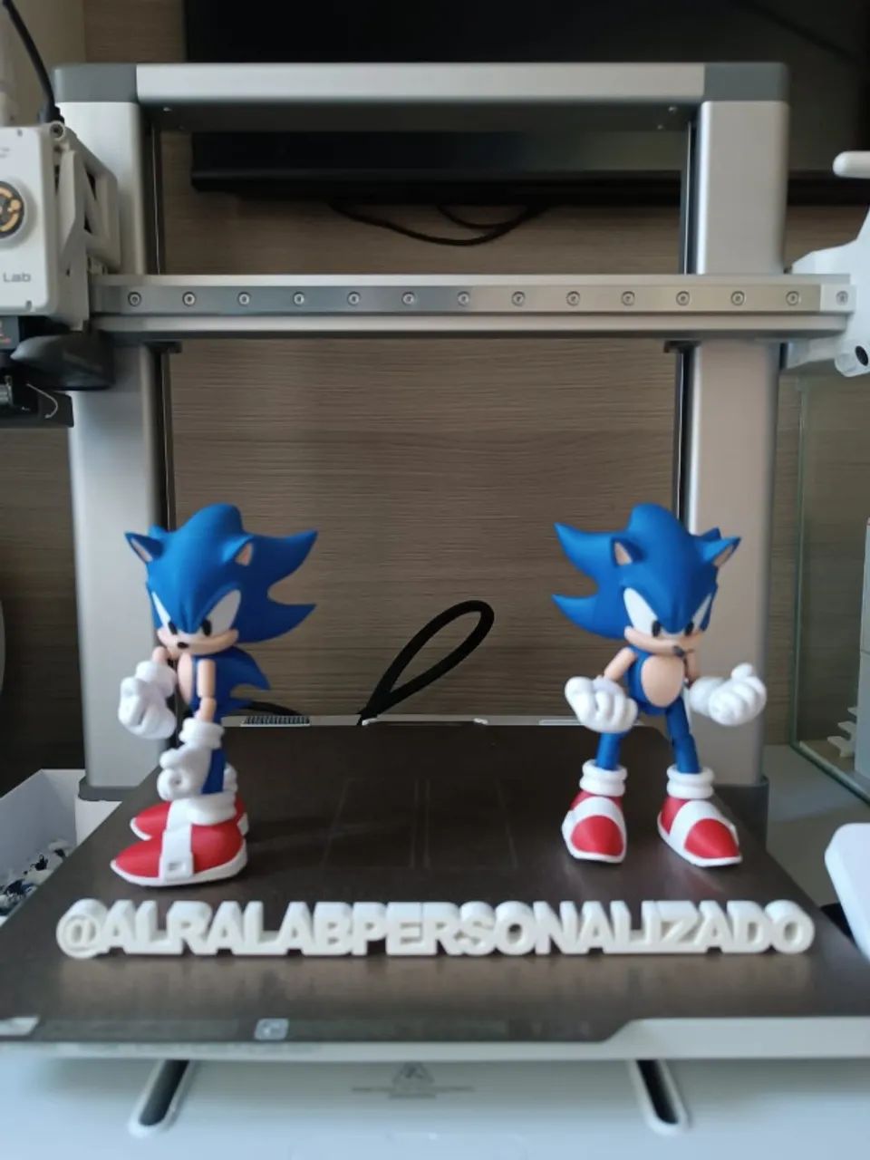 Boneco Articulado Sonic Impressão 3d