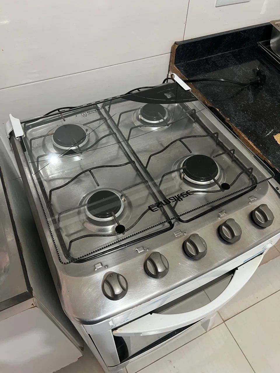 Fogão 4 Bocas Esmaltec Ágata Branco com Acendimento Automático - Foto 3