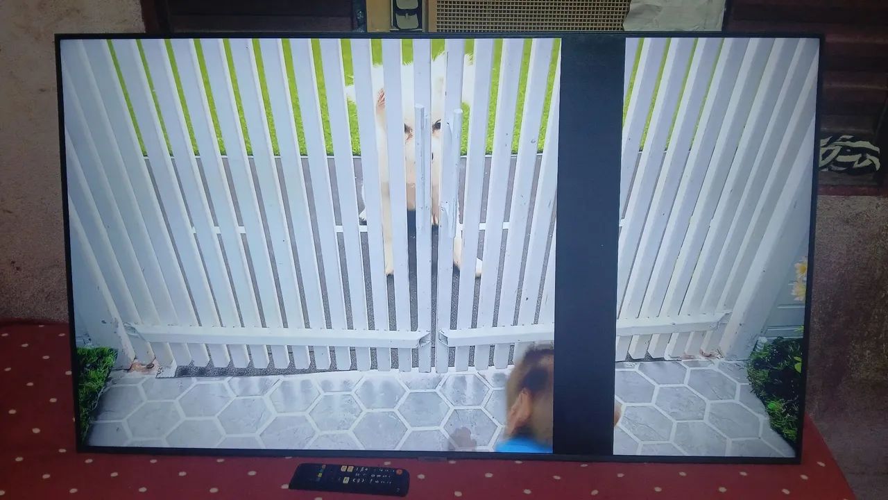 Vendo tv Samsung 50 polegadas smart com uma faixa da de assistir de boa valor 250 - Foto 4