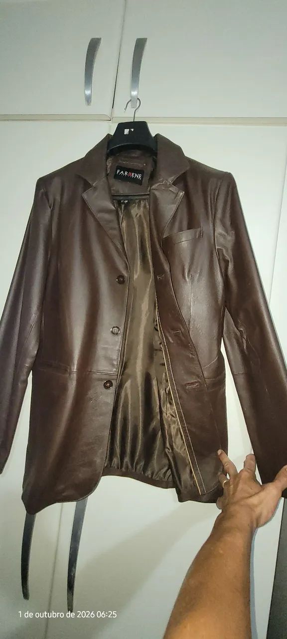 Blazer de couro legítimo  - Foto 3