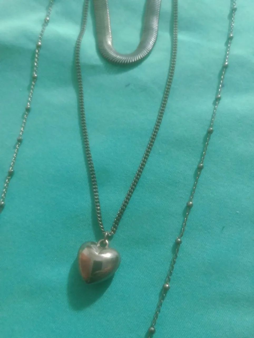 Colar com Pingente coração  - Foto 2