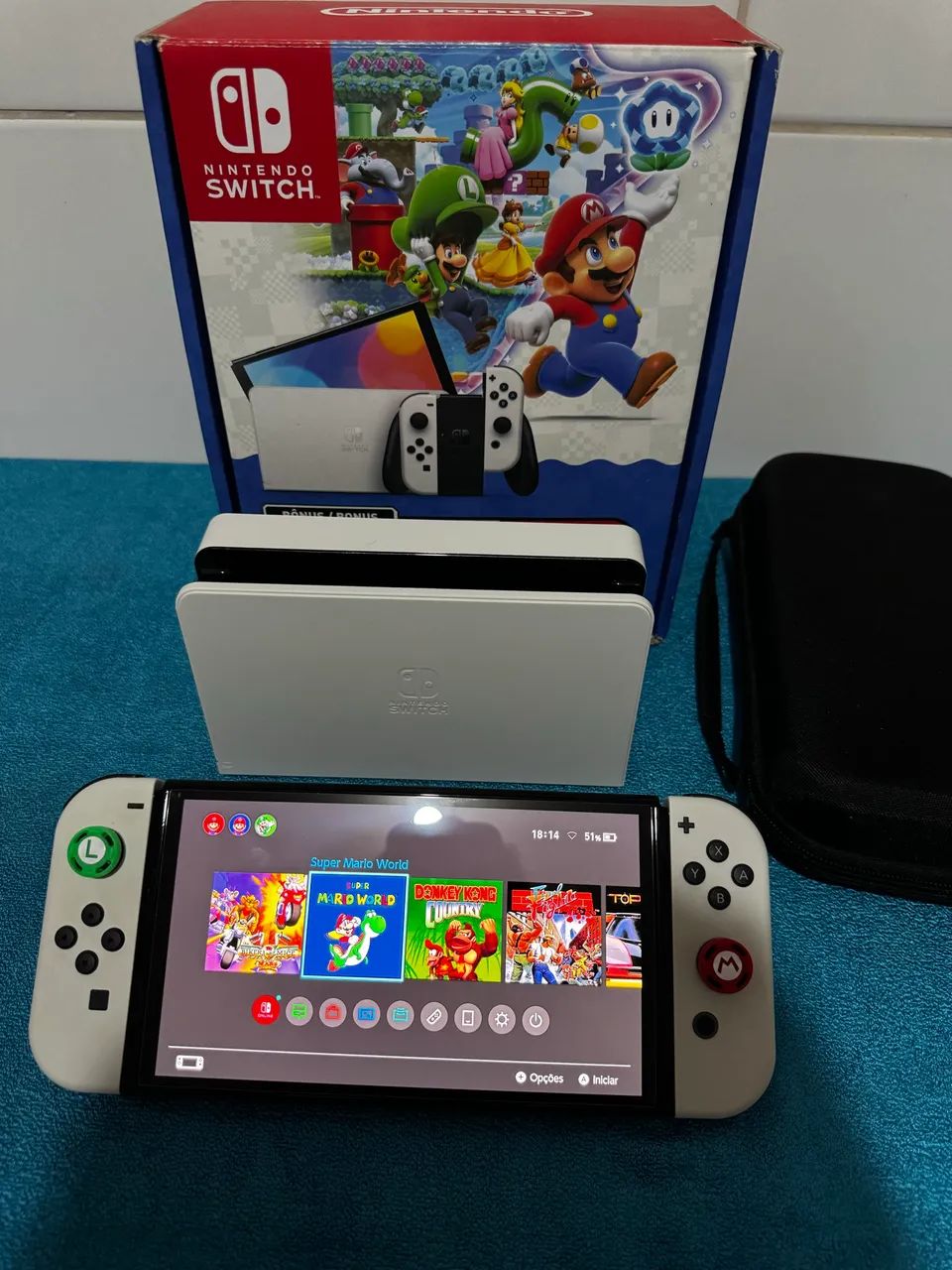 Nitendo Switch Oled Desbloqueado  - Foto 5