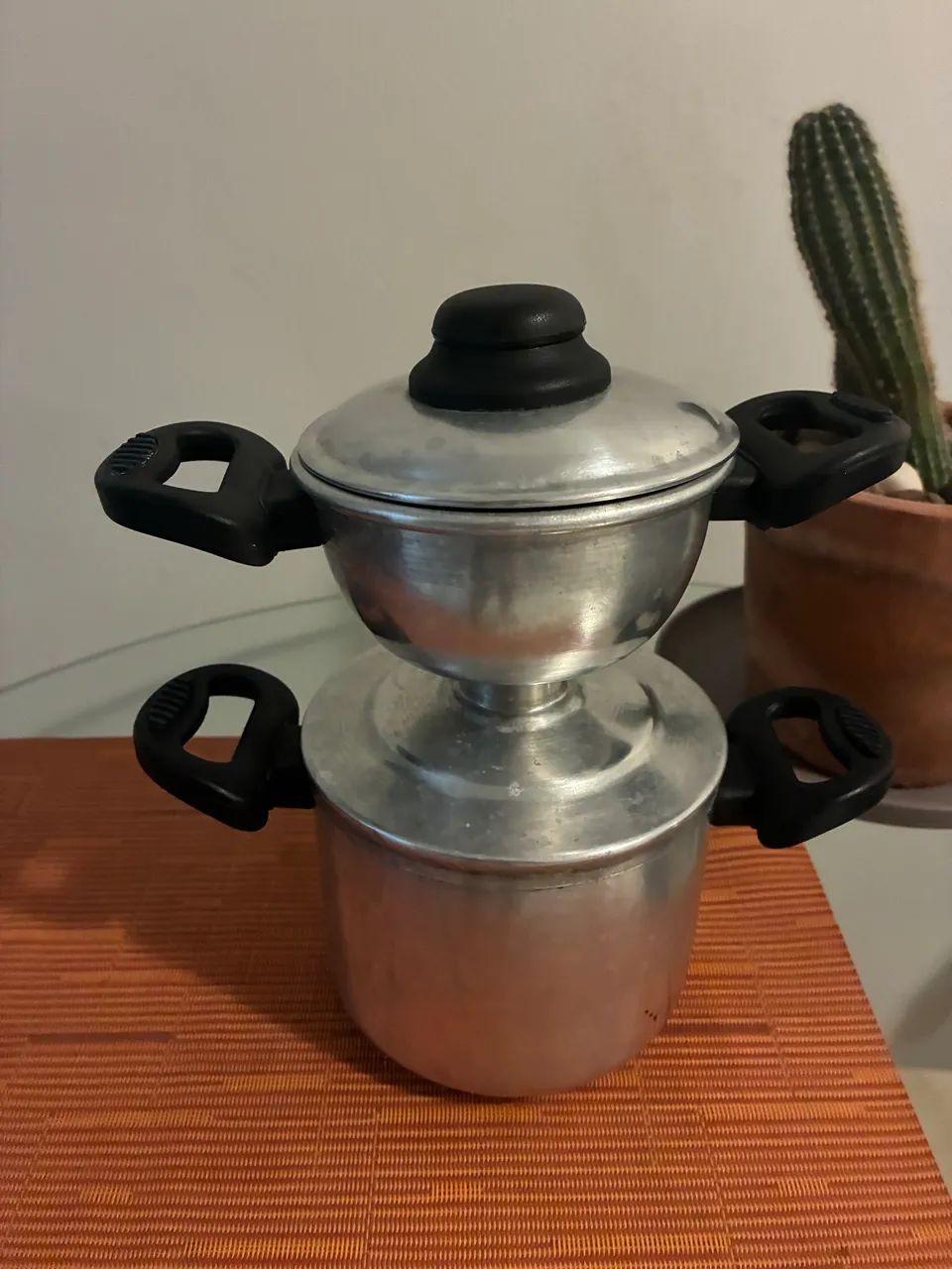 Cuscuzeira inox