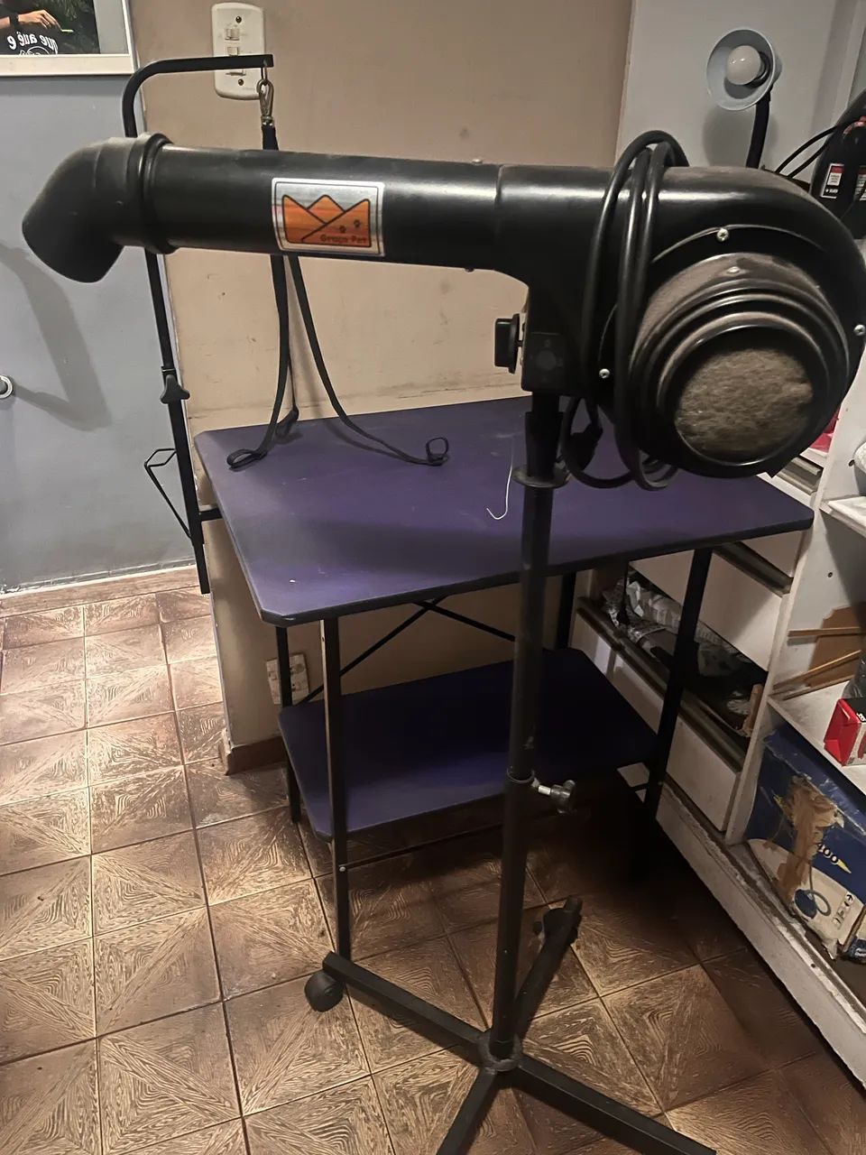 Mesa Pet Shop e Soprador 