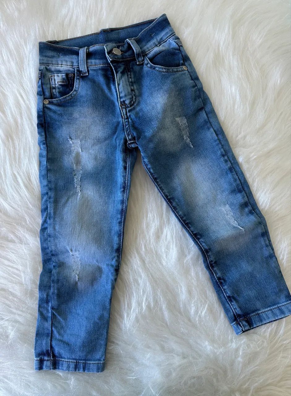 Calça jeans infantil - Milon - Foto 4