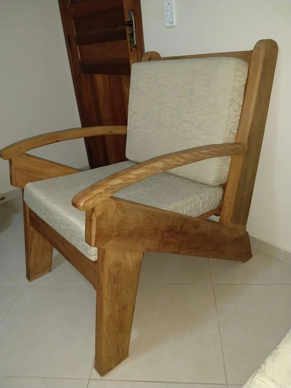 Conjunto de sofá madeira de demolição  - Foto 3