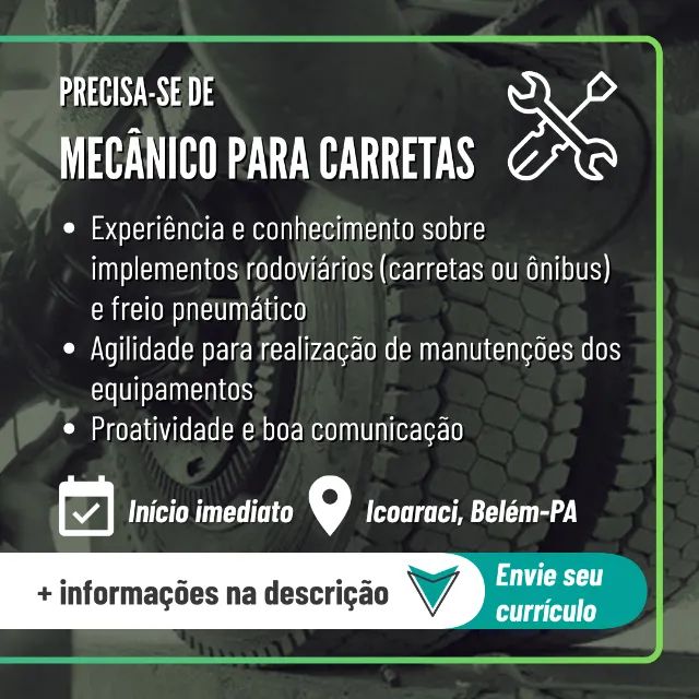 Mecânico para Carretas (suspensão e sistema de ar)
