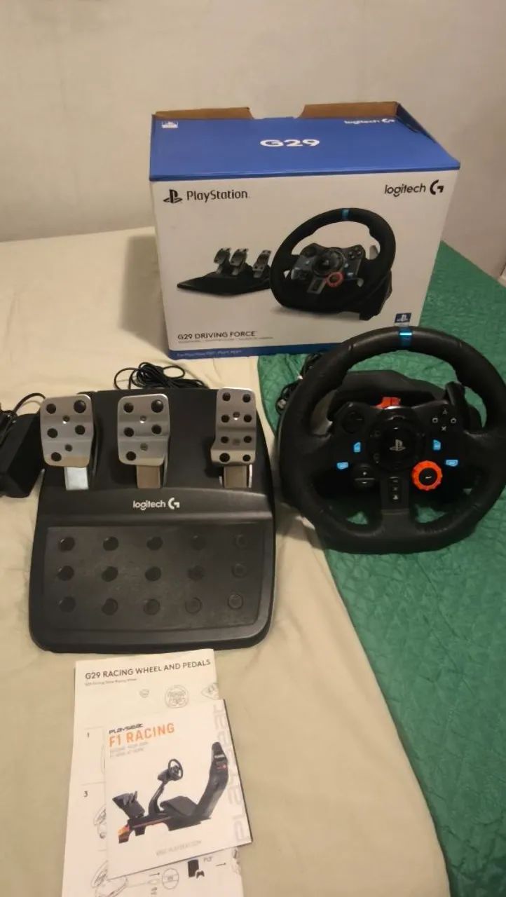Volante Logitech G29 Ps4 e PS5 e Pc 