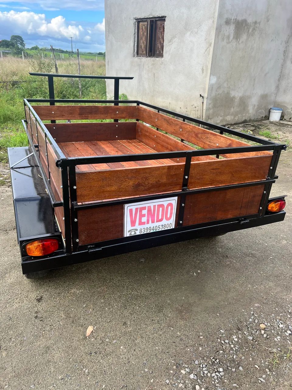 Reboque zero pra vender 2 eixos  - Foto 5