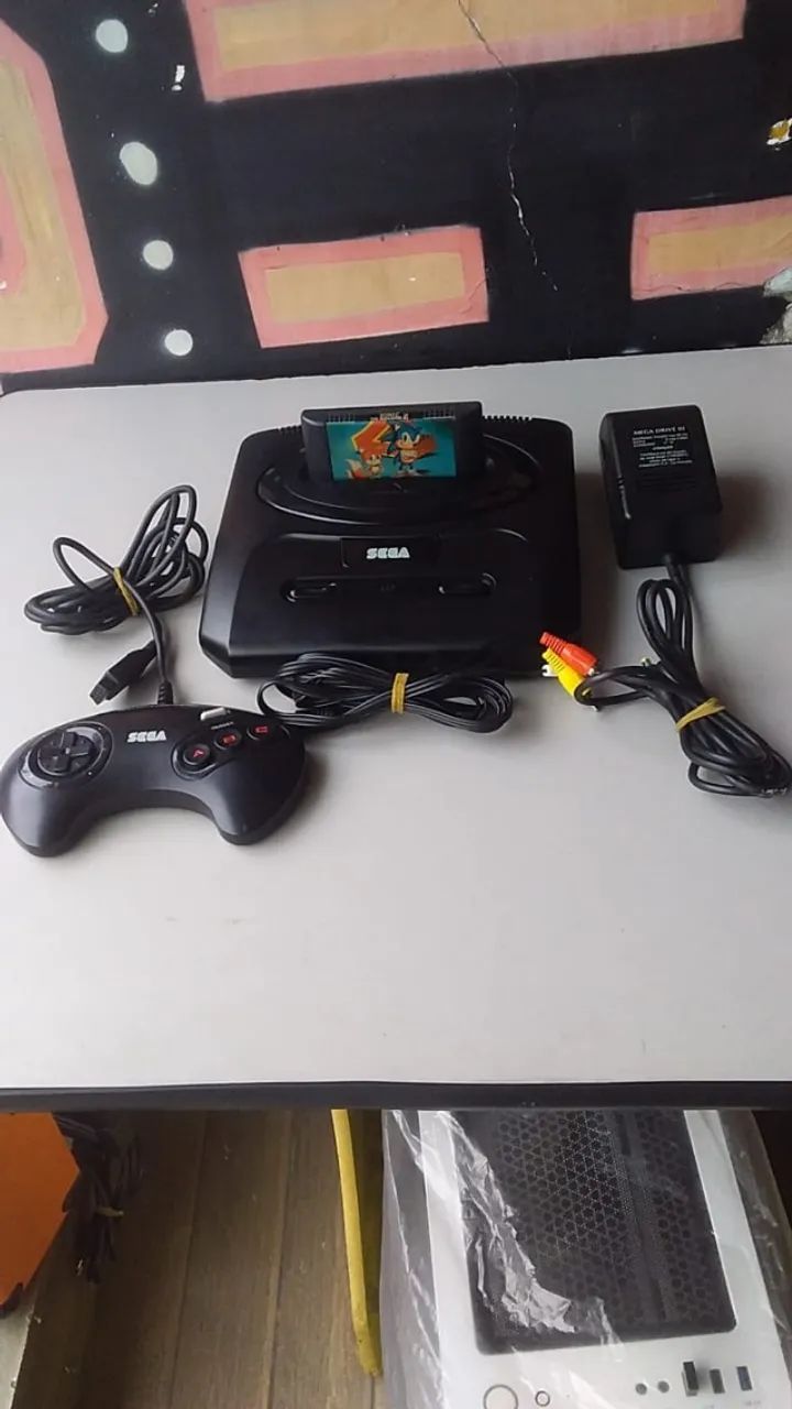 mega drive 3 todo original