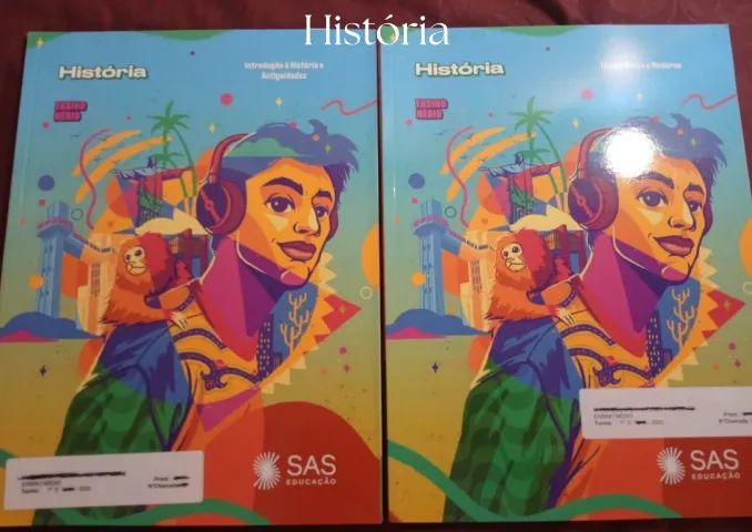 KIT 16 Livros Didáticos 2025(SAS & Cambridge - 1 ano Ensino Médio) - Foto 4