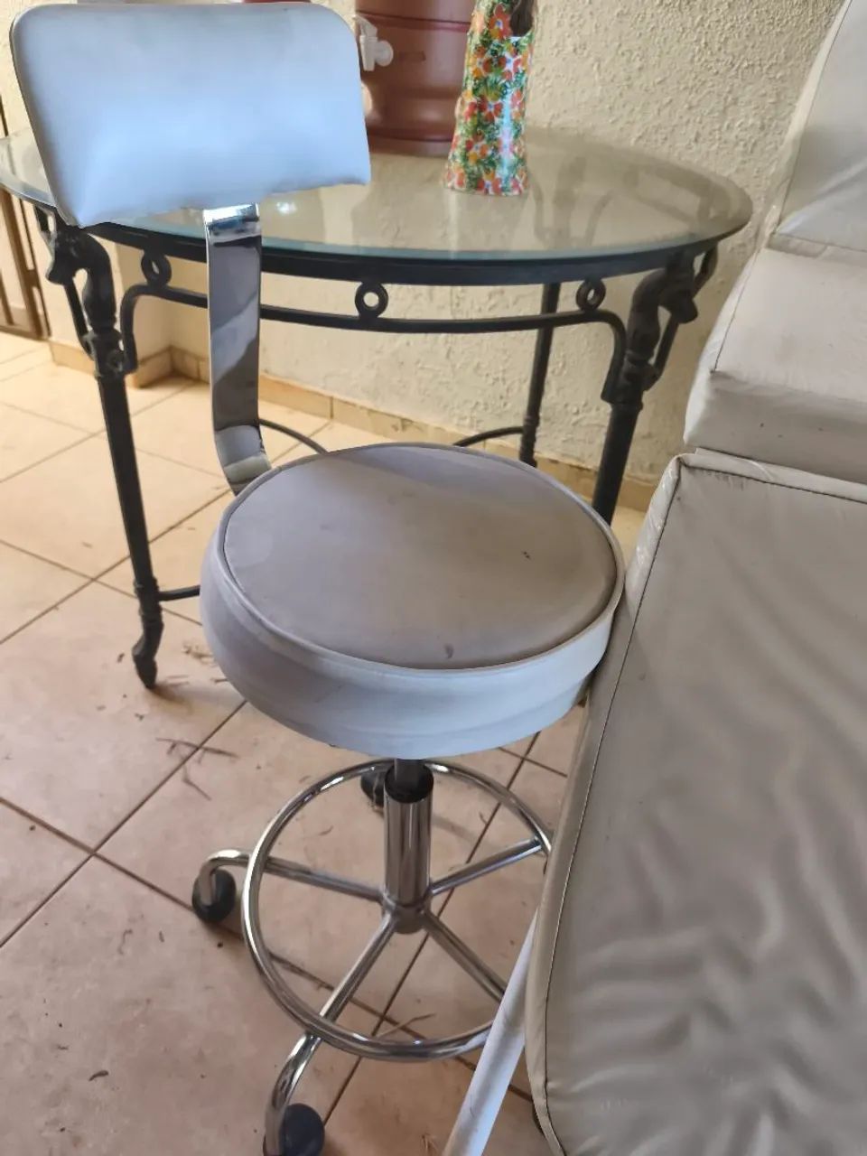 Maca 3 posições+ cadeira giratória  - Foto 3