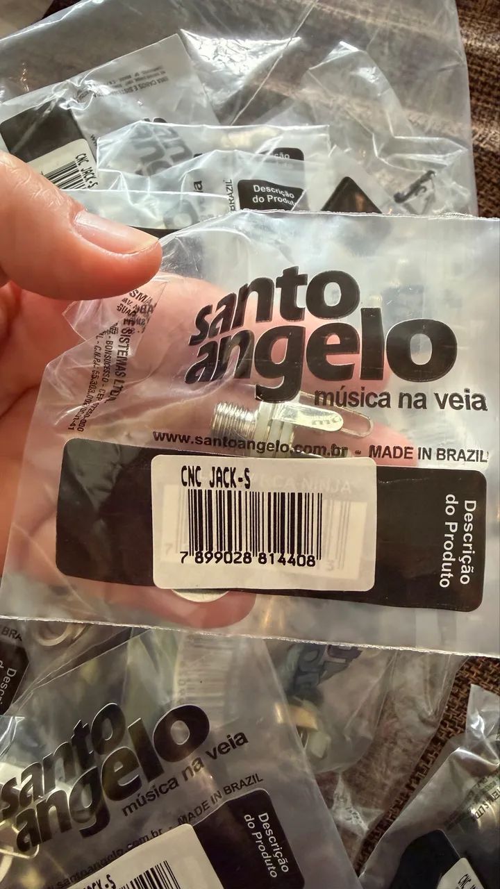 Jack santo Angelo stereo  pacote com 25 unidades  - Foto 4